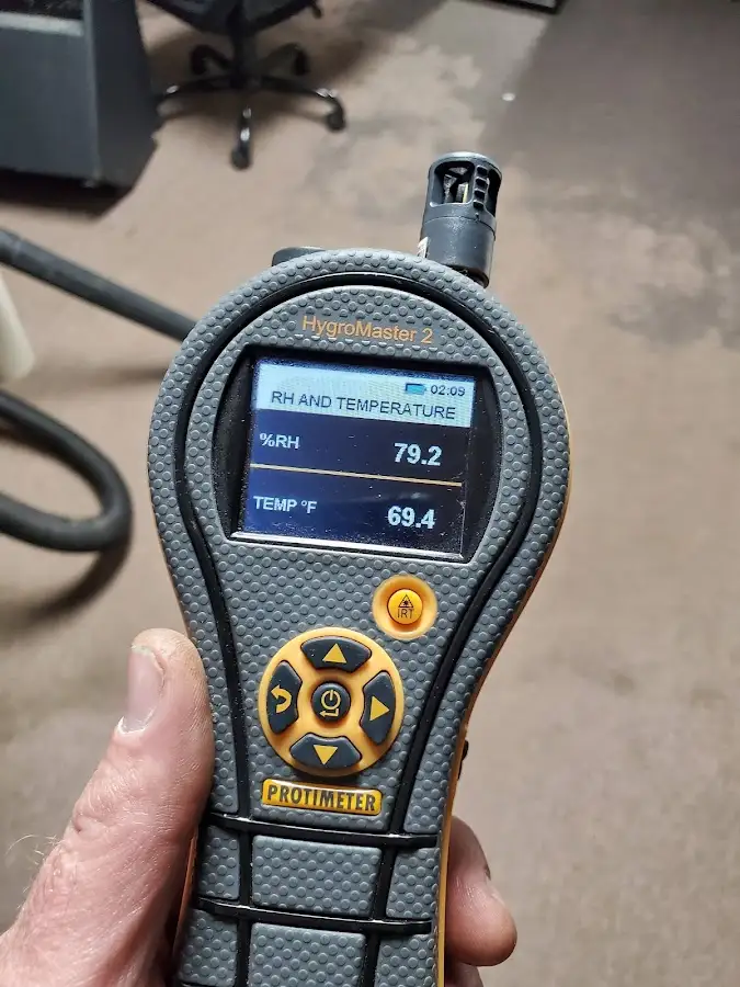 Moisture meter humidity assessment for Fire & Smoke Damage Restoration in Covington